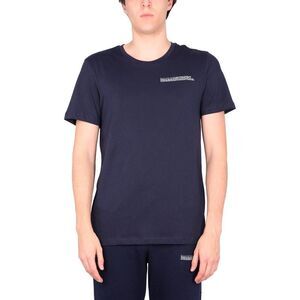 BALLANTYNE Men's Crew Neck T-Shirt with Graphic Detail Men BLUE T-Shirts